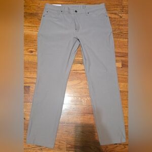 Linearflex Pants Mens 36x30 Khaki Straight Fit Infinity Pants LFX-1234 NEW